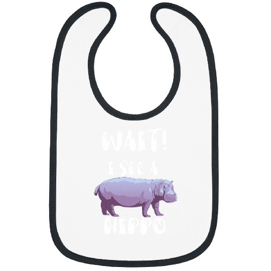 Hippo Zoologist Safari Trip Animal Wildlife Zoo Lover Bibs