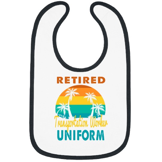 Retired Transportation Worker Uniform Tropical Retirement Bibs