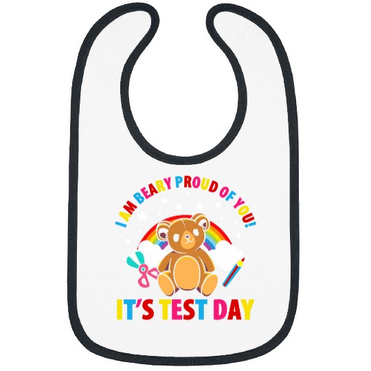 Test Day For Teacher Professor Educator Principal Test Exam 3 Bibs