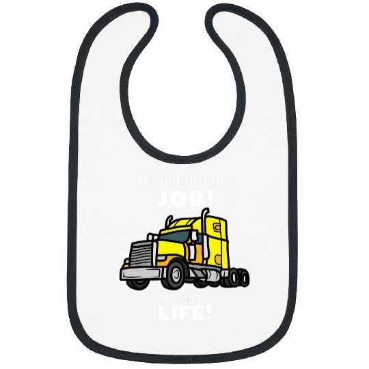 Truck Driver Gift Big Rig SemiTrailer Trucker Bibs