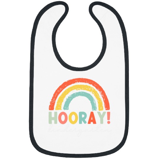 Hooray Kindergarten Teacher Rainbow Bibs