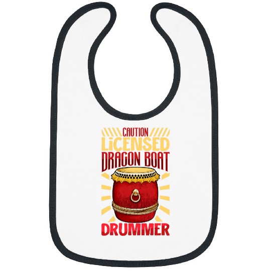 Caution licensed dragon boat drummer Bibs
