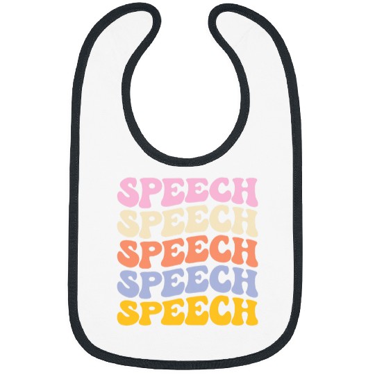 Speech Language Pathologist Design For Speech Therapist Bibs