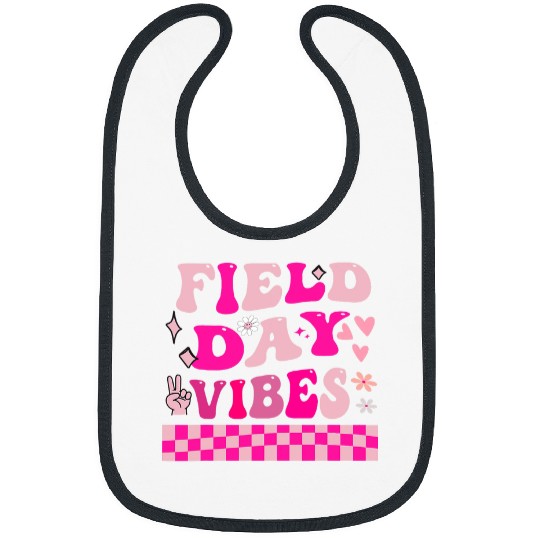 Field Day Vibes 2024 Funny for Teacher Student Kids Bibs