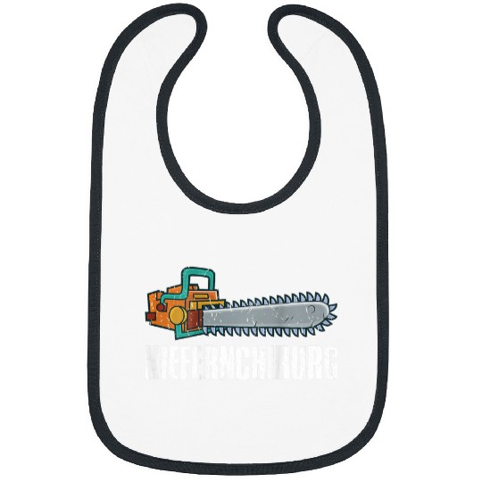 Mens Backprint jaw surgeon forest workers and lumberjacks 1 Bibs