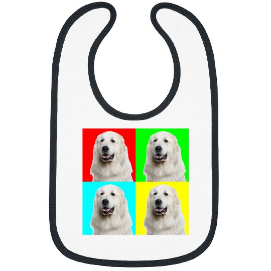 Pop Art Dog Great Pyrenees Bibs