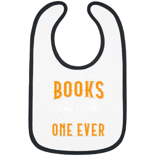 Bookworm Reading Lover Books Cats Tea 1 Bibs
