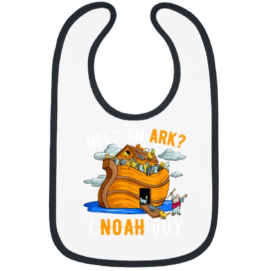 Humor Need An Ark I Noah Guy Funny Cat Kitty Christian 1 Bibs