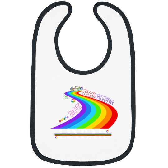 Sped Ed Special Education Teacher Progress Not Linear Funny Bibs