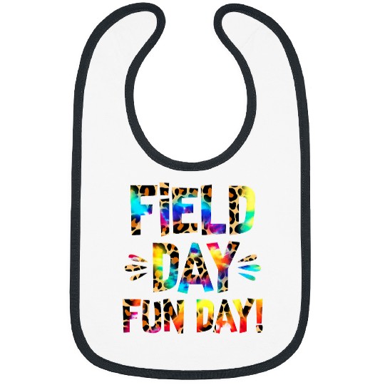 field day fun day leopard tie dye field day teachers Bibs