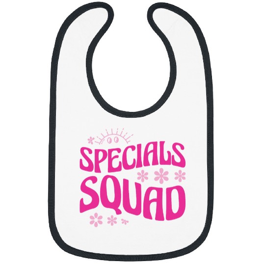 Special Education Teacher Autism Specials Squad Bibs
