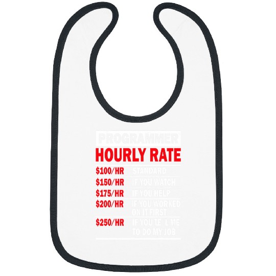 Programmer Hourly Rate Software Engineer Bibs