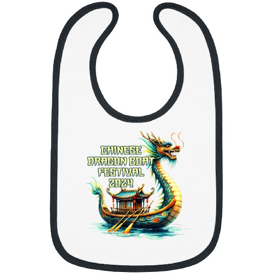 Chinese Dragon Boat Festival 2024 June 10 Celebration Design Bibs