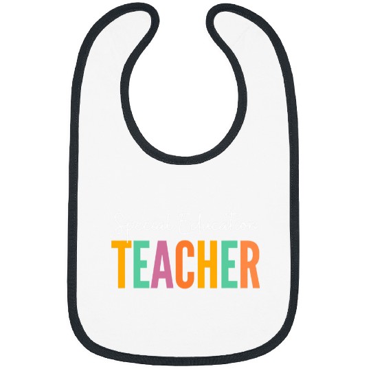 Special Education Teacher Life SPED Squad Speducator Retro Bibs