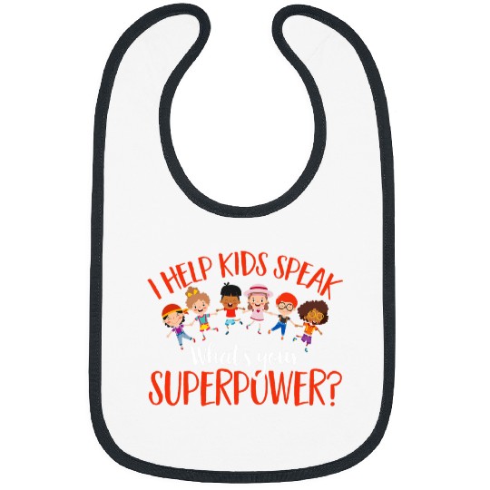 Speech Pathology Help Kids Speak Superpower Speech Therapy Bibs