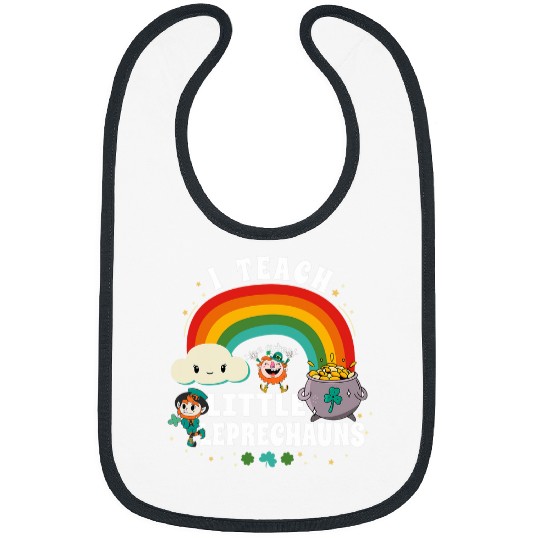 I Teach The Cutest Little Leprechauns School Cute 1 Bibs
