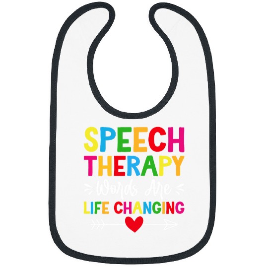 Speech Therapist Language Pathologist SLP Speech Therapy Bibs