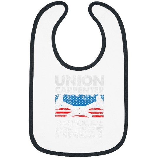 Union Carpenter Americas Finest Labor Day Union Worker 1 Bibs