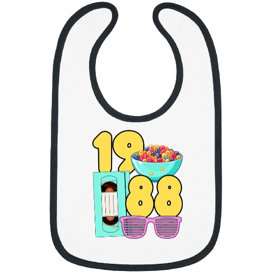 Grad Class 1988 Cinema Student 80s Movie Film School Reunion Bibs