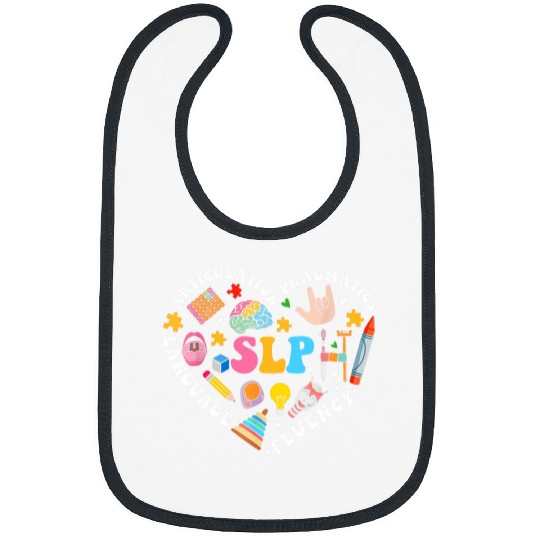 Speech Therapy Speech Language Pathologist Therapist SLP 6 Bibs