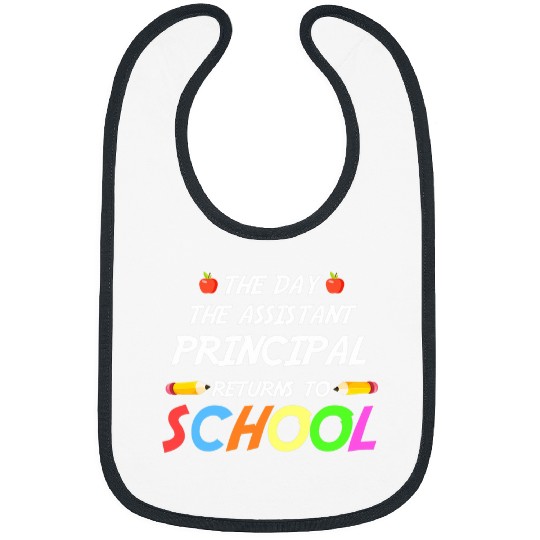 Funny Assistant Principal Back To School Trendy Bibs