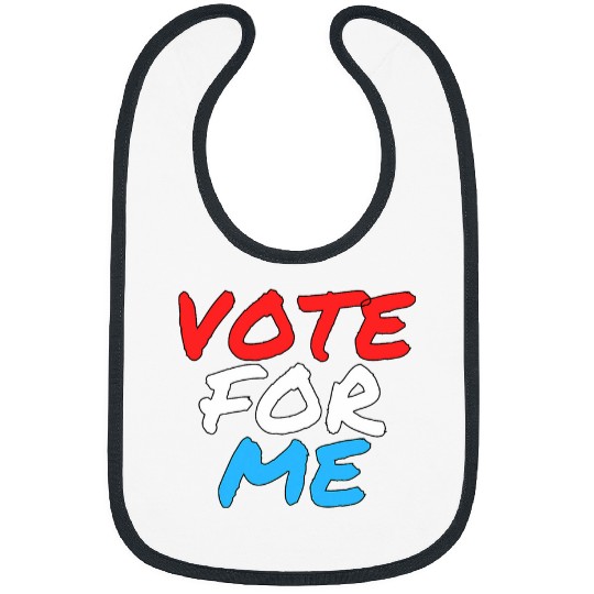 Vote For Me Election Day Student Council Apparel 12 Bibs