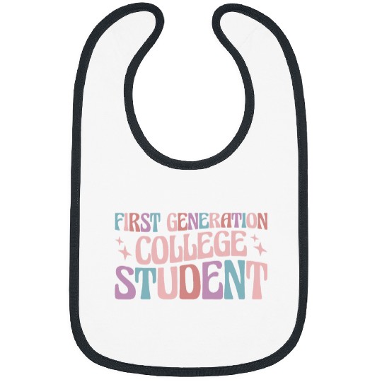First Generation College Student 3 Bibs