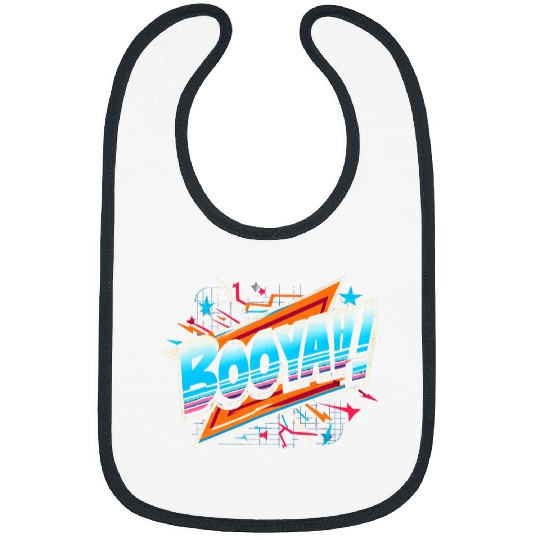 Booyah Comic Book Superhero Graphic Novel Fan Gift Bibs