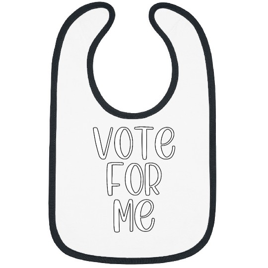 Vote For Me Election Day Student Council Apparel 5 Bibs