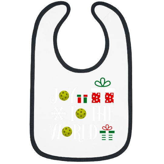 Joy To The World Pickleball Christmas Bibs