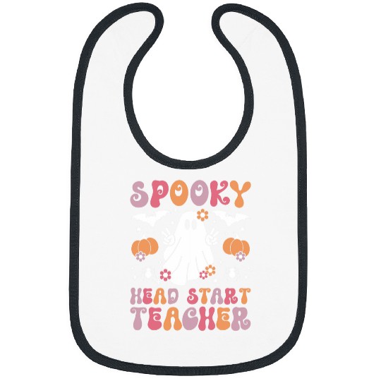 Spooky Head Start Teacher Halloween Bibs