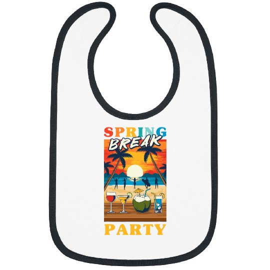 Spring Break Party Semester break Spring Break 5 Bibs