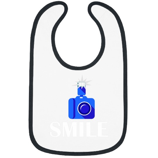 Funny Camera Graphic Smile Photography Photographer Bibs