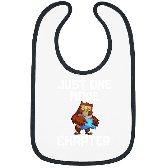 Just One More Chapter Book Reading Owl Bibs