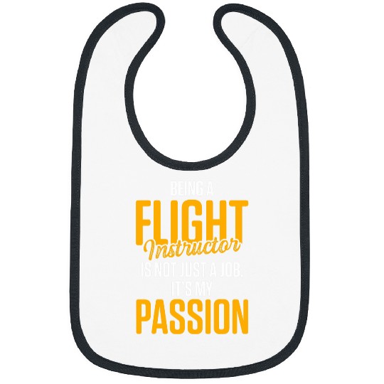 Flight Instructor Pilot Aviation Trainer 14 Bibs