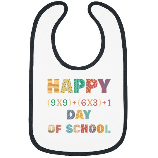 Happy 100th Day of School Kindergarten Teacher or Student 23 Bibs