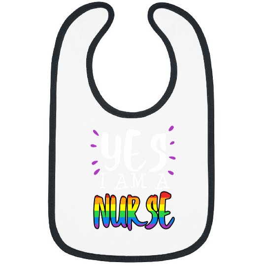 nurses Gay Pride LGBT Lesbian Nursing Student RN CNA Bibs