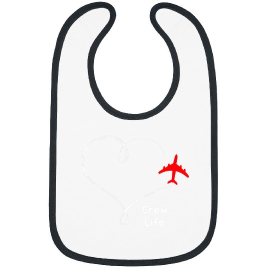 Flight Attendant Pilot Life Travel Crew Stewardess Bibs