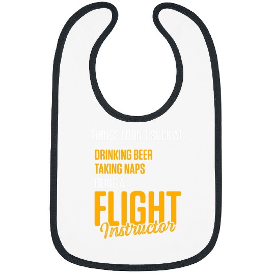 Flight Instructor Pilot Aviation Trainer 33 Bibs