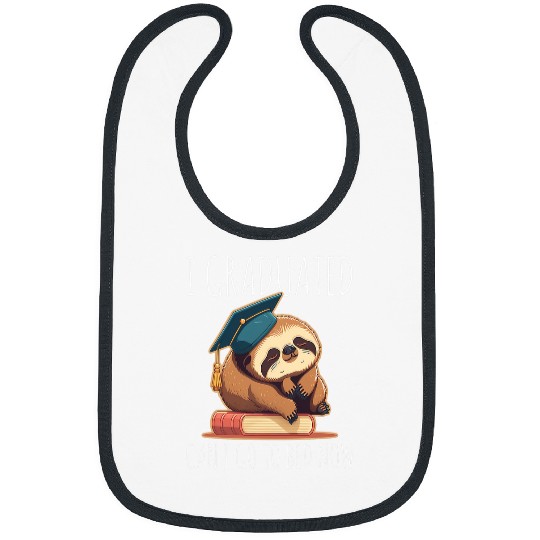 Graduation Sloth Uni Master Bachelor School Morning Group Bibs