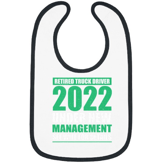 Mens Retired Truck Driver Under New Management Trucker Bibs