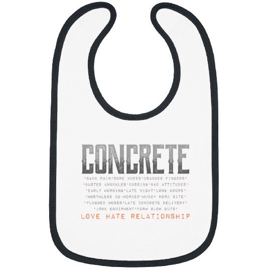 Funny Construction Concrete Worker Construction Managers Bibs