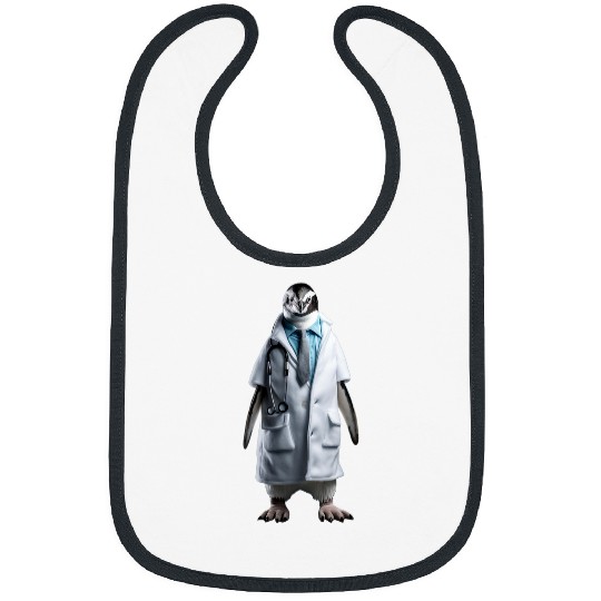 penguins doctor pediatrician veterinarian penguin Bibs