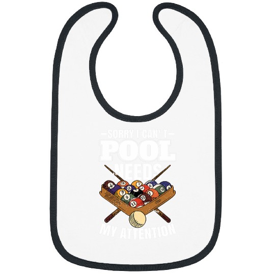 Funny Billiard Pool Player Bibs