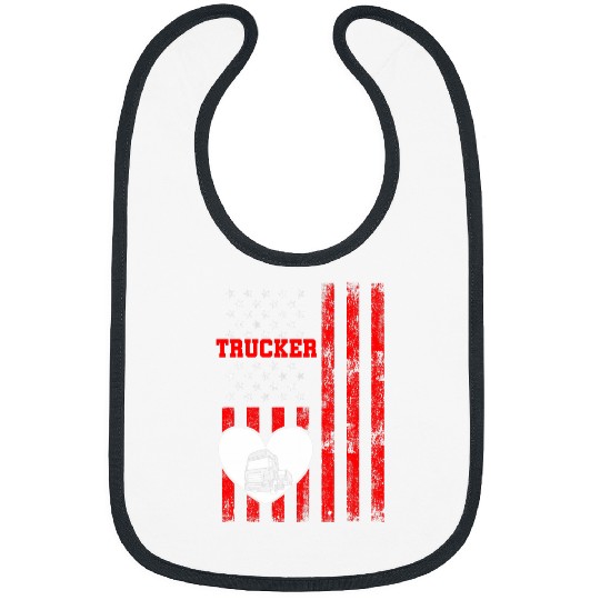 Trucker Funny Truck Driver 42 Bibs