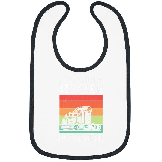 Trucker Legend Retired Retro Truck Driver Teamster Dump Load Bibs