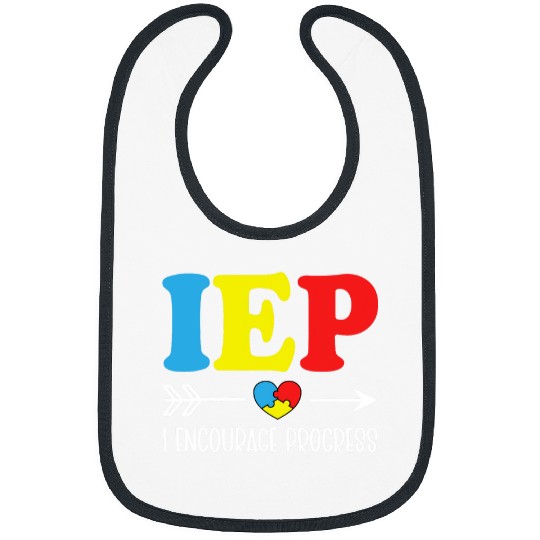 IEP I Encourage Progress Special Education Teacher School 3 Bibs