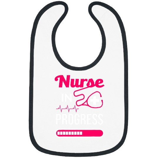 nurses In Progress Funny Graduation Gift For Nursing Student Bibs