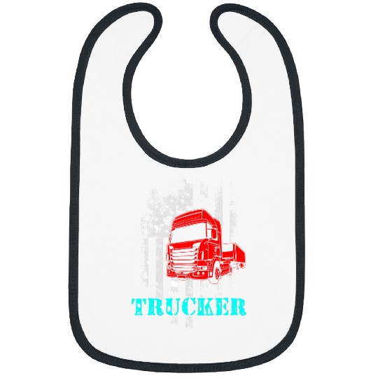Trucker Funny Truck Driver 39 Bibs