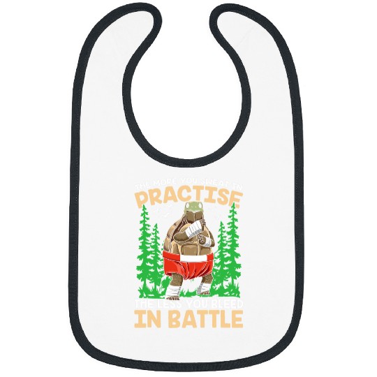 Turtle Karate Martial Arts Training MMA for MMA Lovers Bibs